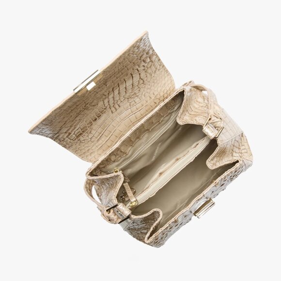 Brahmin Margo Champagne Melbourne EUC Turnlock - Picture 11 of 12